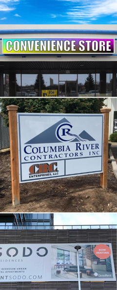 Outdoor Signs: Coroplast Signs, Dibond Signs, Banners, Engraved Signs, Die-Cut Signs, Wood. Outdoor Signs: Coroplast Signs, Dibond Signs, Banners, Engraved Signs, Die-Cut Signs, Wood.