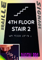 Tactile Braille Signs Calgary