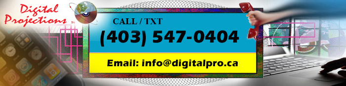 Contact Digital Projections Calgary