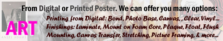 Art Posters, Sport Posters, Movie Posters