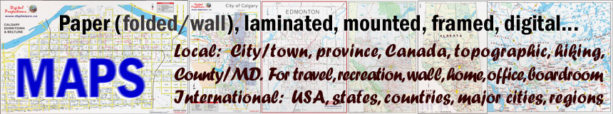 Get Published Paper Maps here (Wall maps, folded maps, laminated maps)