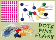 Dots / Pins / Flags