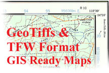 Raster GeoTiff / TFW / Tiff