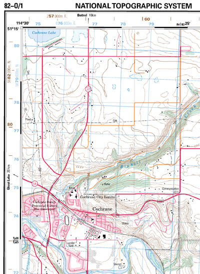 1:50,000 Topographic Map
